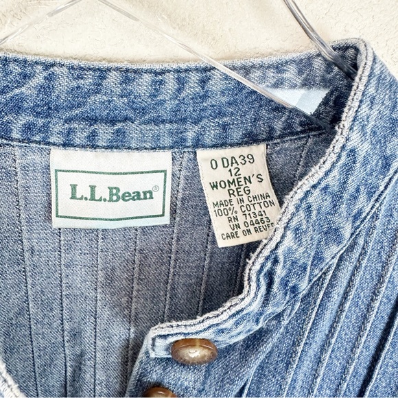 L.L. Bean Blue Maxi Dress - Picture 8 of 11